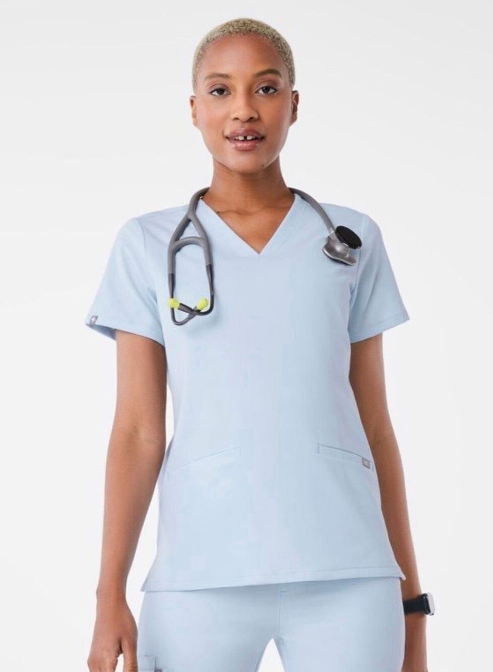 Figs NWT Size 3XL Casma Scrub Top - Opem Skies plus size
